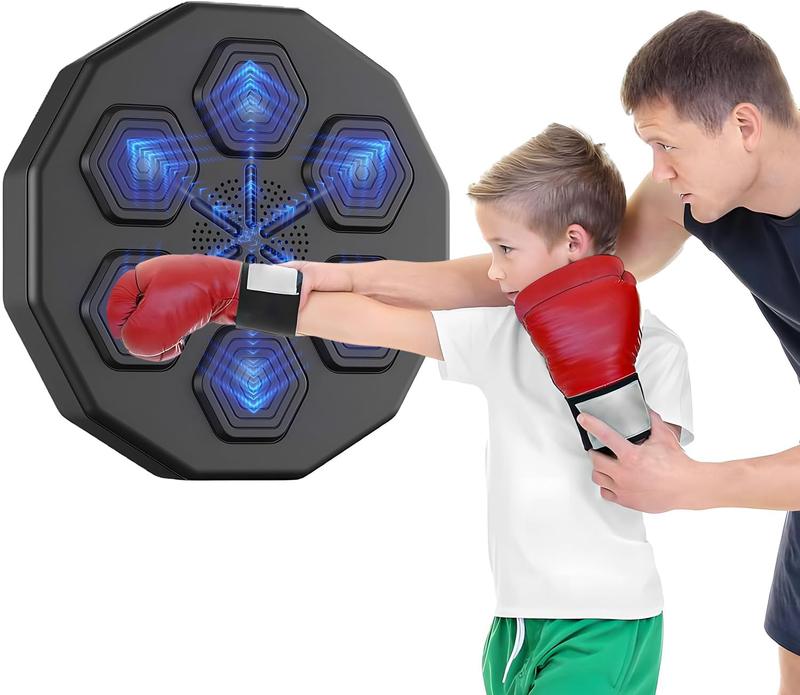 Electronic Music Boxing Machine for Kids, Smart Boxing Game, Boxing Training Equipment, Target Workout Boxing Trainer,Wall Mounted Punching Pad Machine