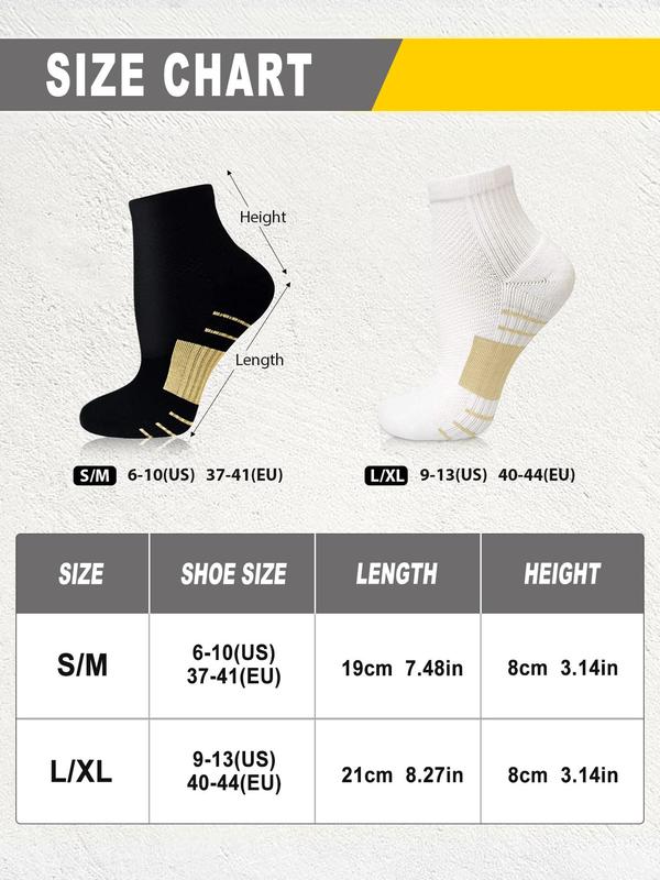 Striped Print Athletic Socks, Comfy Breathable Compression Socks for Women & Men, Sporty Crew Socks for Running Workout