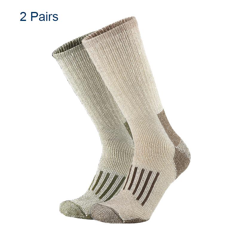 80% Merino Wool Socks For Men Women Thicken Warm Hiking Cushion Crew Socks Merino Wool Sports Socks Moisture Wicking Euro Size