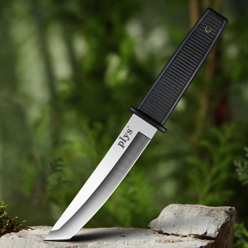 Portable Fruit Knife with Sheath, 1 Count Multifunctional Knife for Camping & Barbecue, Kitchen Knife for Home and Outdoor, Kitchen Accessories