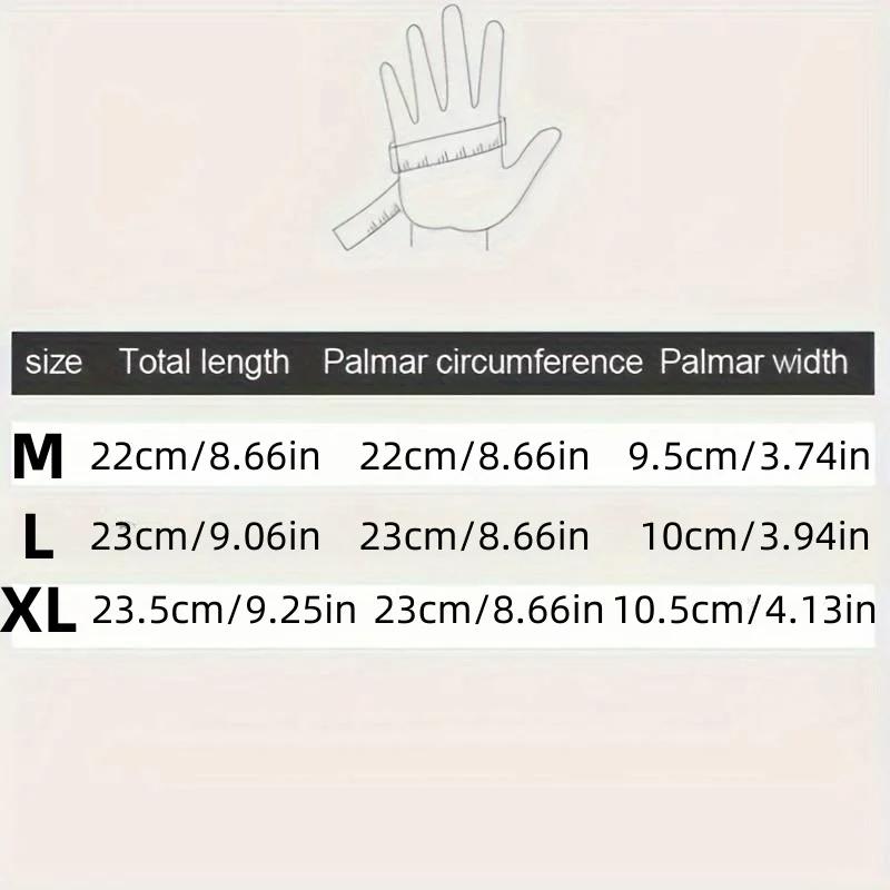 Winter Gloves For Men Waterproof Windproof Cold Gloves Snowboard Motorcycle Riding Driving Warm Touchscreen Zipper Glove