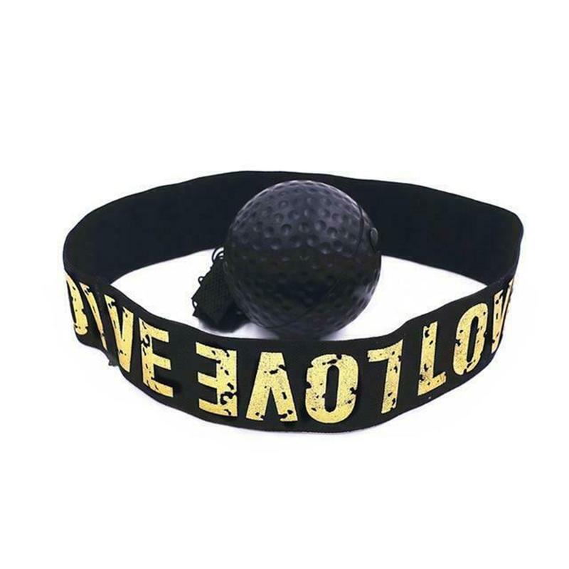 Boxing Reflex Speed Rubber Balls for Agility Reaction Training Sweatband Fitness