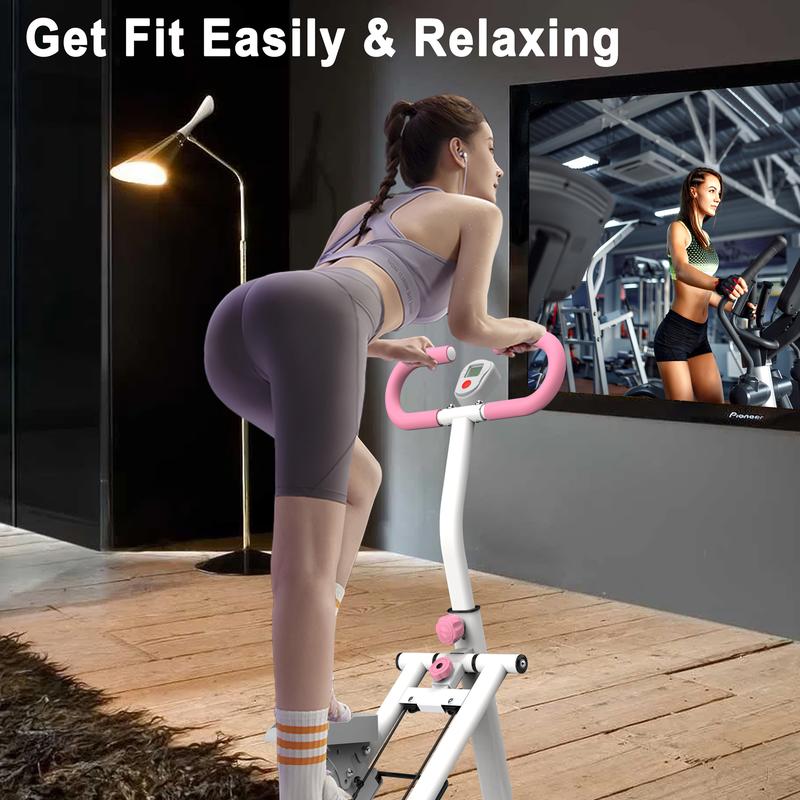 Climber & Stepper-Stair Master for Exercise at Home Full Body Workout Machine,Foldable Vertical Climber Exercise Machine,Cardio Exercise Climber,Adjustable Tilt&Handlebar