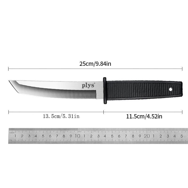 Portable Fruit Knife with Sheath, 1 Count Multifunctional Knife for Camping & Barbecue, Kitchen Knife for Home and Outdoor, Kitchen Accessories