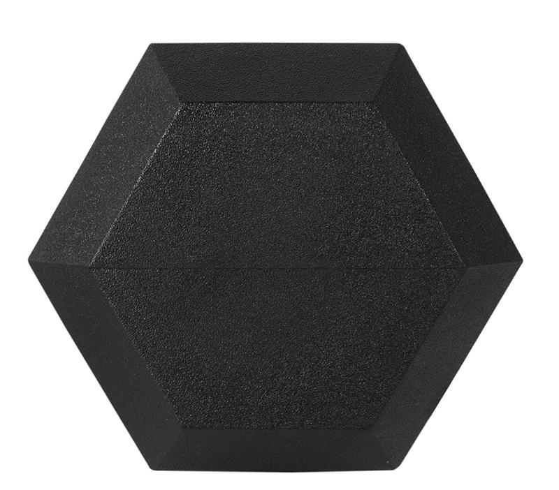 Rubber Encased Hex Dumbbells, 20 Lbs. Pair - Perfect for Home Gym Workouts