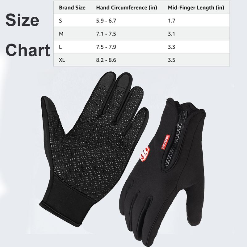 Thermal Touch Screen Winter Gloves Ultimate Warmth Non-Slip Waterproof Windproof Sports Gloves for Cycling Driving Skiing Unisex Design for Men Women