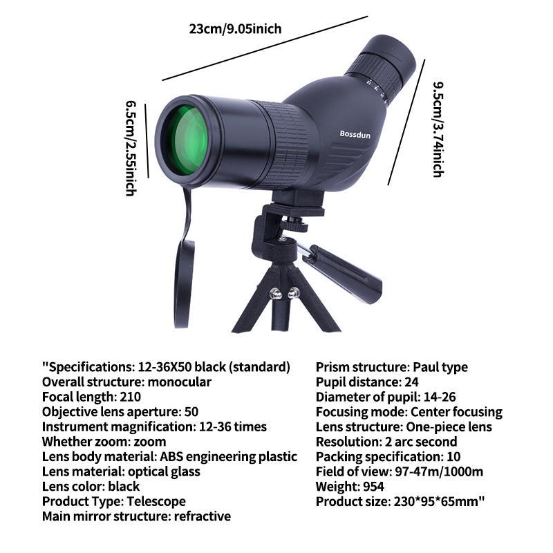 50mm Aperture Binoculars, High Definition Binoculars, Outdoor Binoculars for Bird Watching, Star Gazing, Camping & Hiking