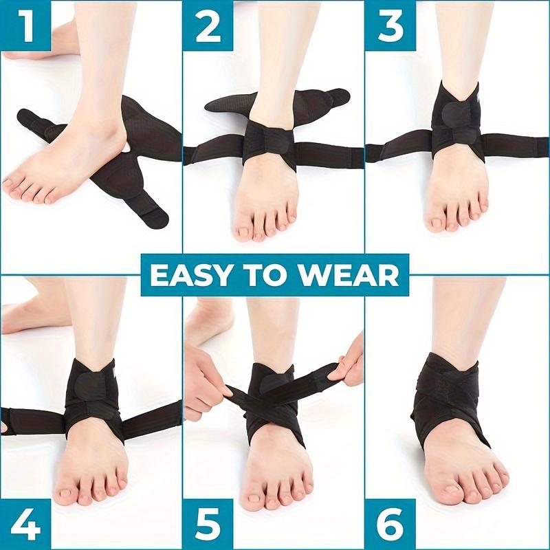 2pcs adjustable ankle support compression package, suitable for sports, running, basketball, volleyball - foot tendon support, used for anti sprain recovery - ankle support for women and men