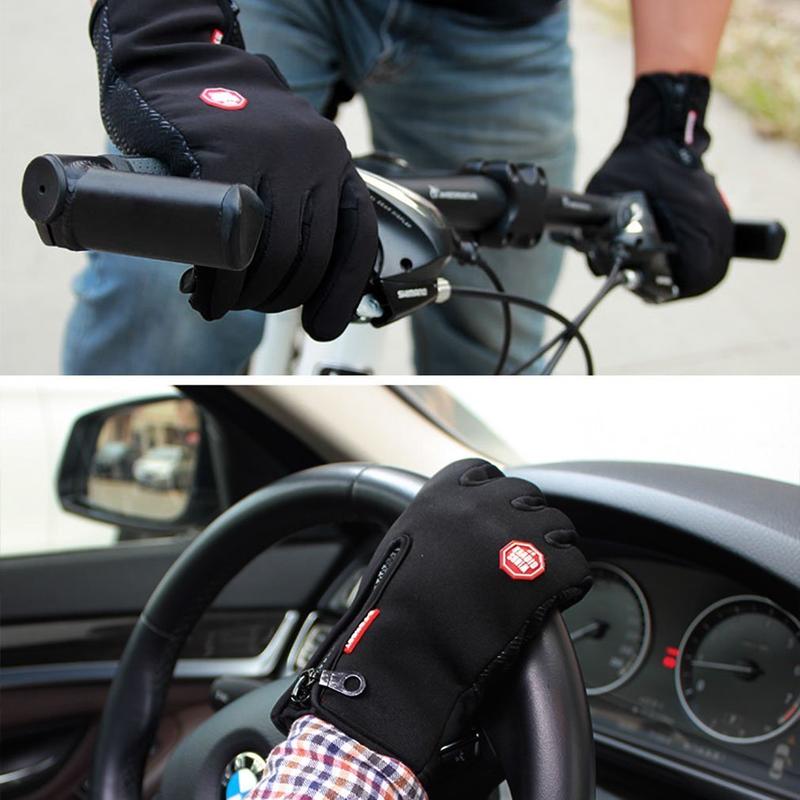 Thermal Touch Screen Winter Gloves Ultimate Warmth Non-Slip Waterproof Windproof Sports Gloves for Cycling Driving Skiing Unisex Design for Men Women