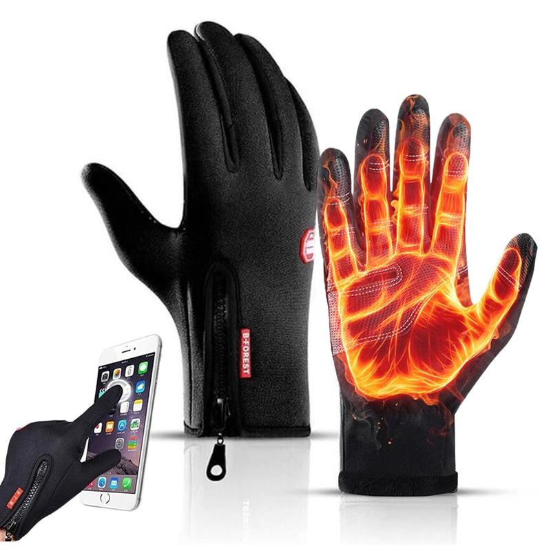 Thermal Touch Screen Winter Gloves Ultimate Warmth Non-Slip Waterproof Windproof Sports Gloves for Cycling Driving Skiing Unisex Design for Men Women