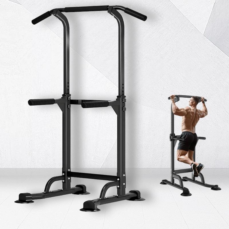 Power Tower Workout Dip Station Pull Up Bar, Dipbar,Height Adjustable Multi-Function Dip Stand for Home Gym  Strength Training Exercise Equipment,Smith Machine,Portable home Gym System