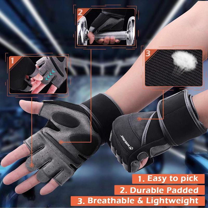 Lightweight Sports Gloves, Non-slip Breathable Fitness Gloves for Men & Women, Gym Accessories for Home Workout Cycling