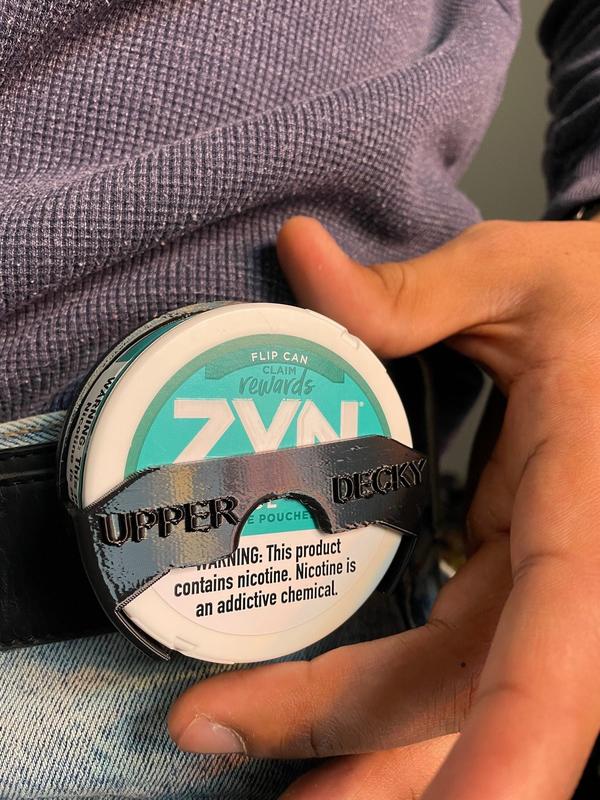 Flexible ZYN Pouch Belt Holster |Upper Decky Snus Holder | Ergonomic 3D Printed PLA Design for Maximum Comfort, Mobility, and Secure Storage