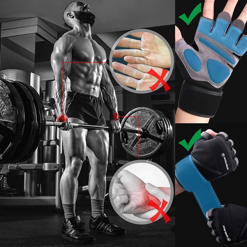 Lightweight Sports Gloves, Non-slip Breathable Fitness Gloves for Men & Women, Gym Accessories for Home Workout Cycling