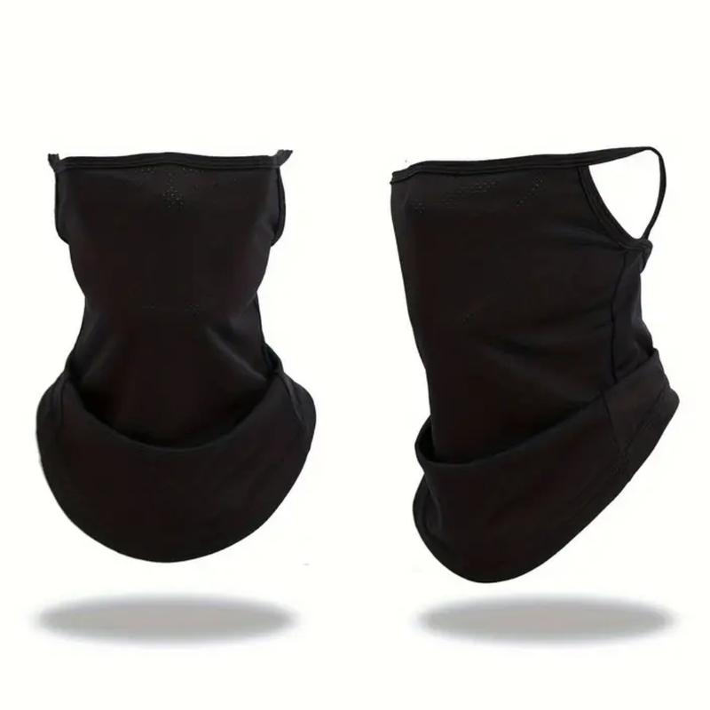 Scarf Mask Bandana with Ear Loops, Neck Gaiter Balaclava Dust UV Sun Protection Outdoors Face Mask for Women Men