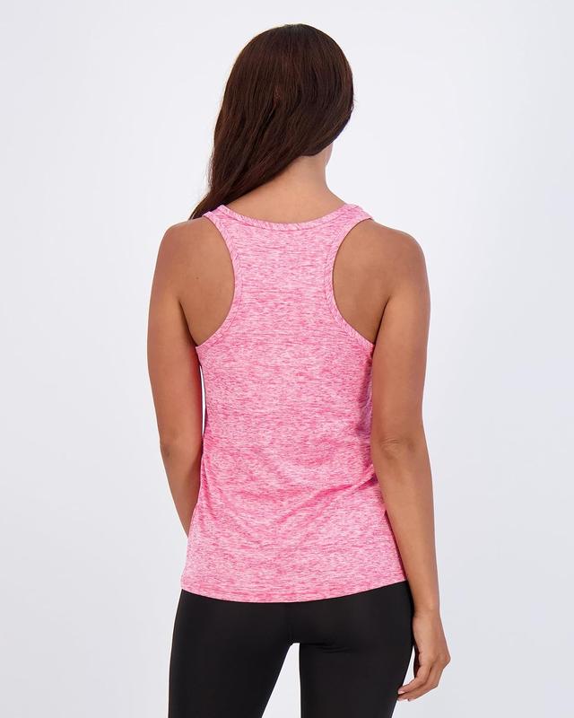 5-Pack Women's Racerback Tank Top Dry-Fit Athletic Performance Yoga Activewear (Available in Plus Size)