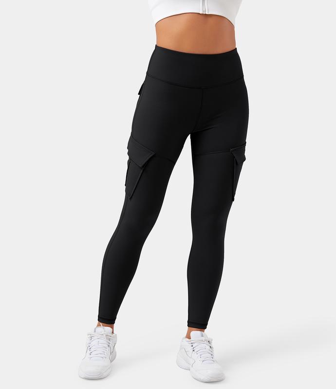 Halara High Waisted Cargo Pocket Skinny Yoga Leggings