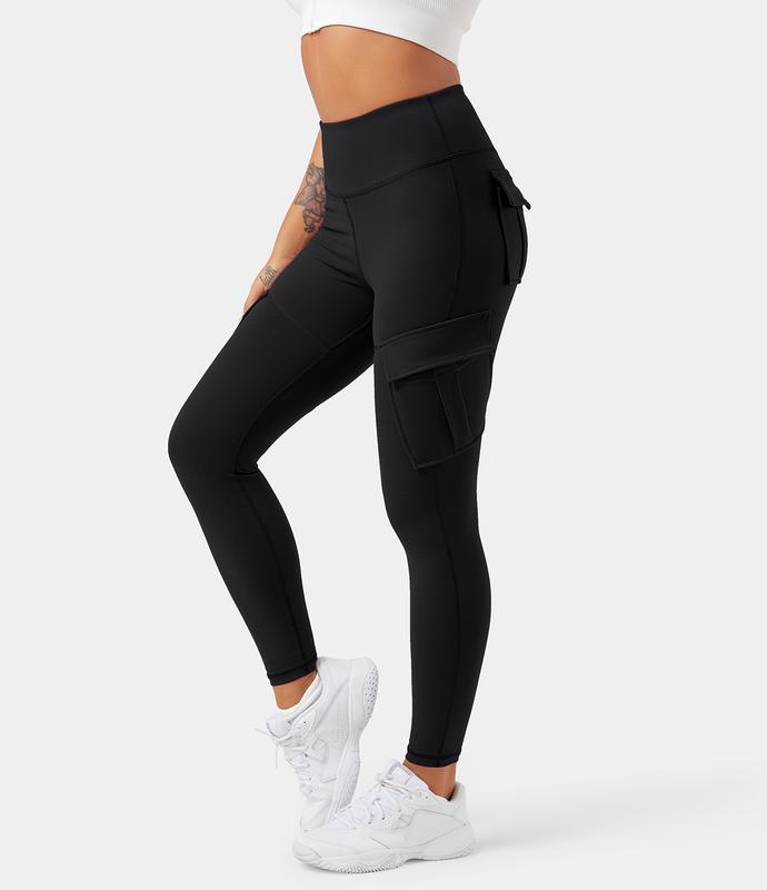 Halara High Waisted Cargo Pocket Skinny Yoga Leggings