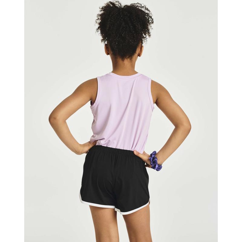 Real Essentials 5 Pack: Girls' Dry-Fit Active Athletic Dolphin Shorts (Ages 4-16)