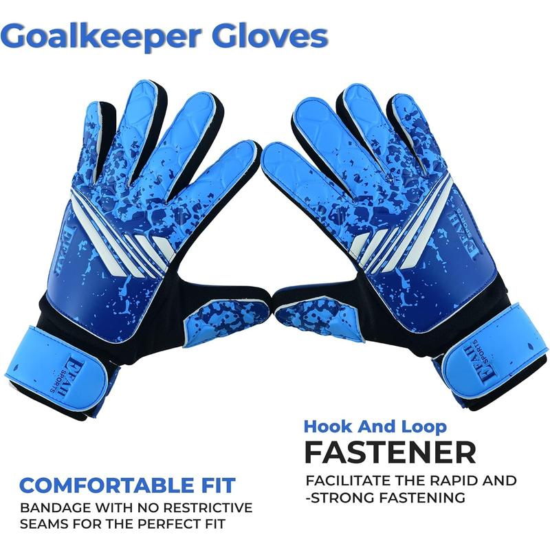 Soccer Goalkeeper Gloves for Kids Boys Children Youth Football Goalie Gloves with Strong Grips