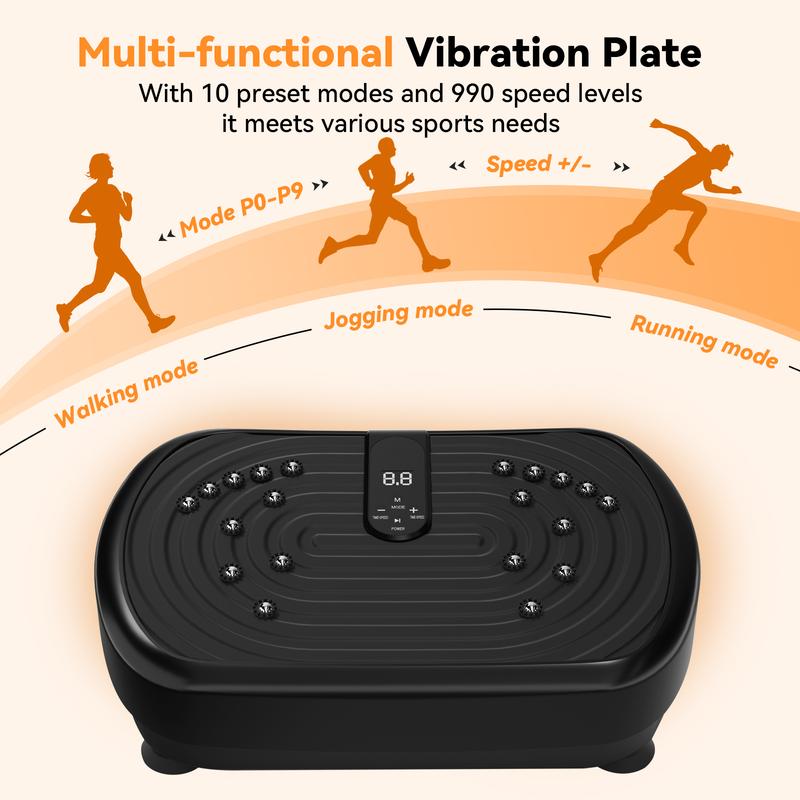 Vibration Plate w Pilates Ball,resistance bands