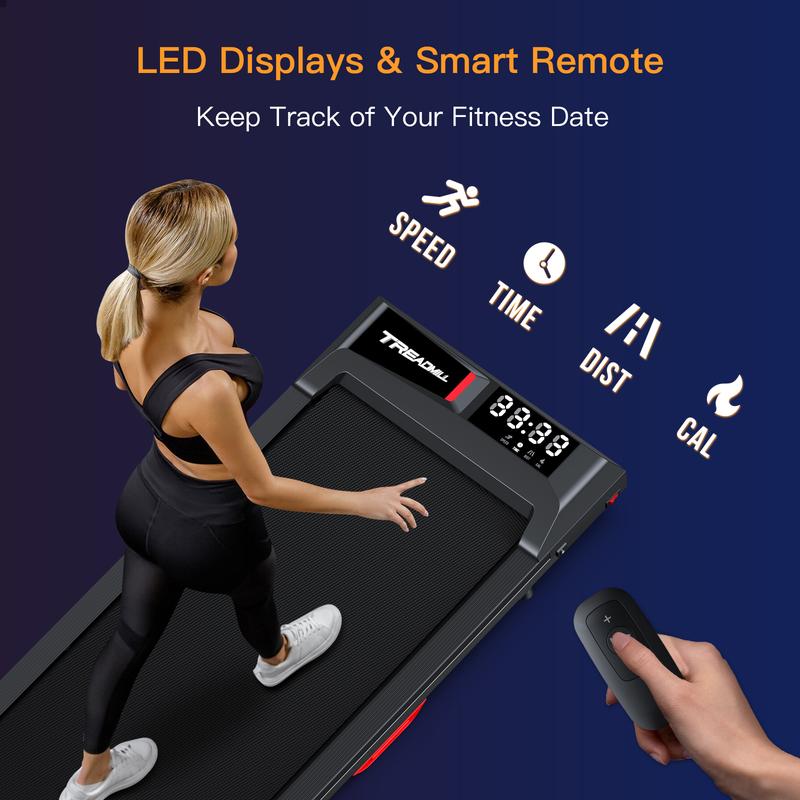 [WELLFIT] Portable Walking Pad,5O% OFF! ‍️2.5HP,Under Desk Treadmill with Incline,Smart App Compatible – Lightweight & Powerful!