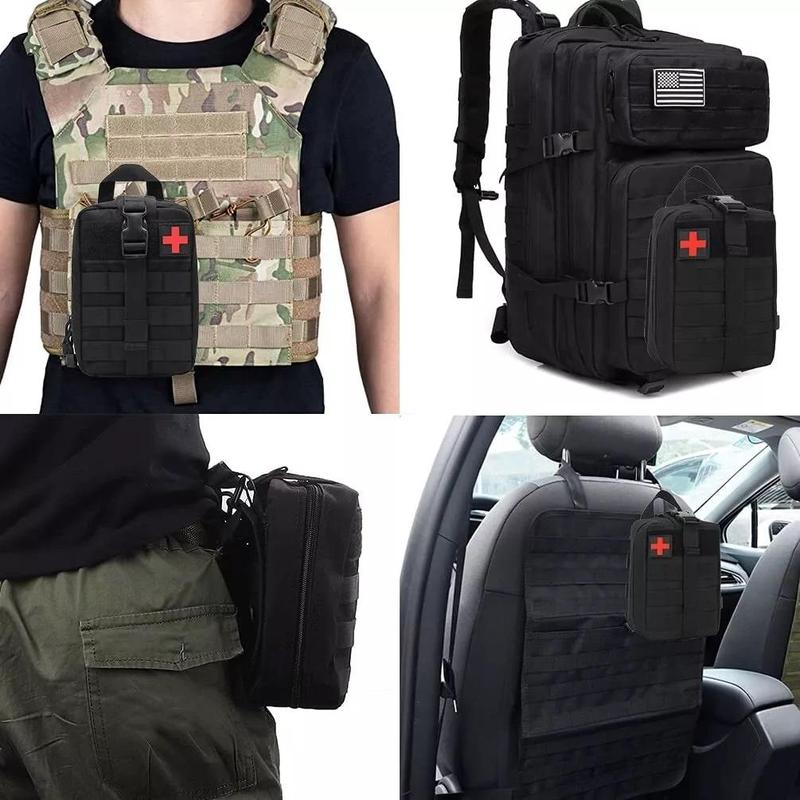 Tactical Molle Medical Pouch, IFAK First Aid Kit, Survival Emergency Waist Pack, Outdoor Hunting Accessories Bag, Sports Storage Bags