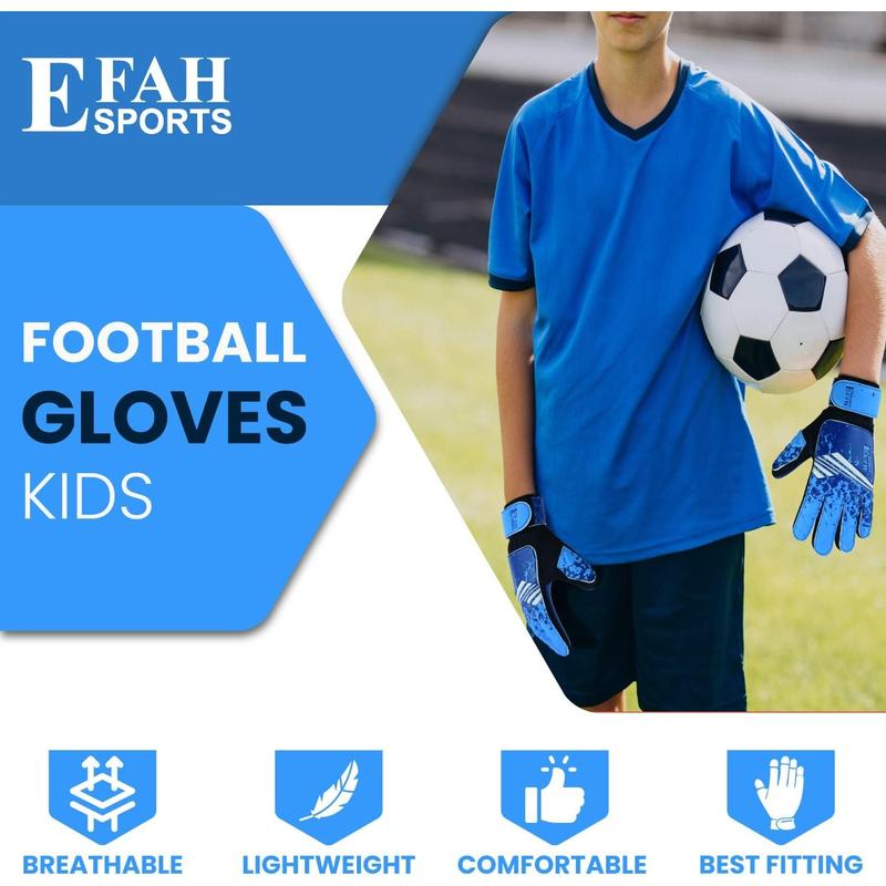 Soccer Goalkeeper Gloves for Kids Boys Children Youth Football Goalie Gloves with Strong Grips