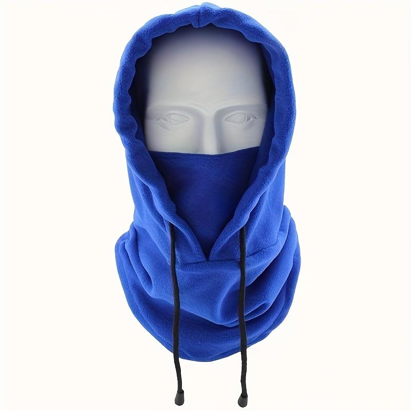 Windproof Winter Hood, Ear Protection Neck Cover Warm Plush Ski Mask, Outdoor One-piece Sports Cap Scarf