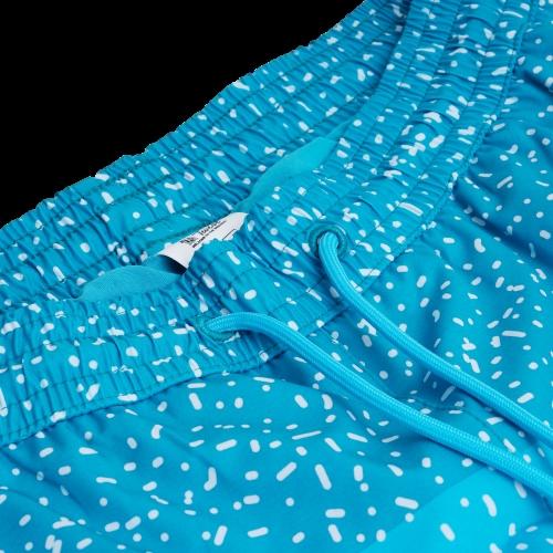 Men's UV-Protective Floral Drawstring Swim Shorts - Quick-Dry Beachwear for Casual Vacations outdoor swimming