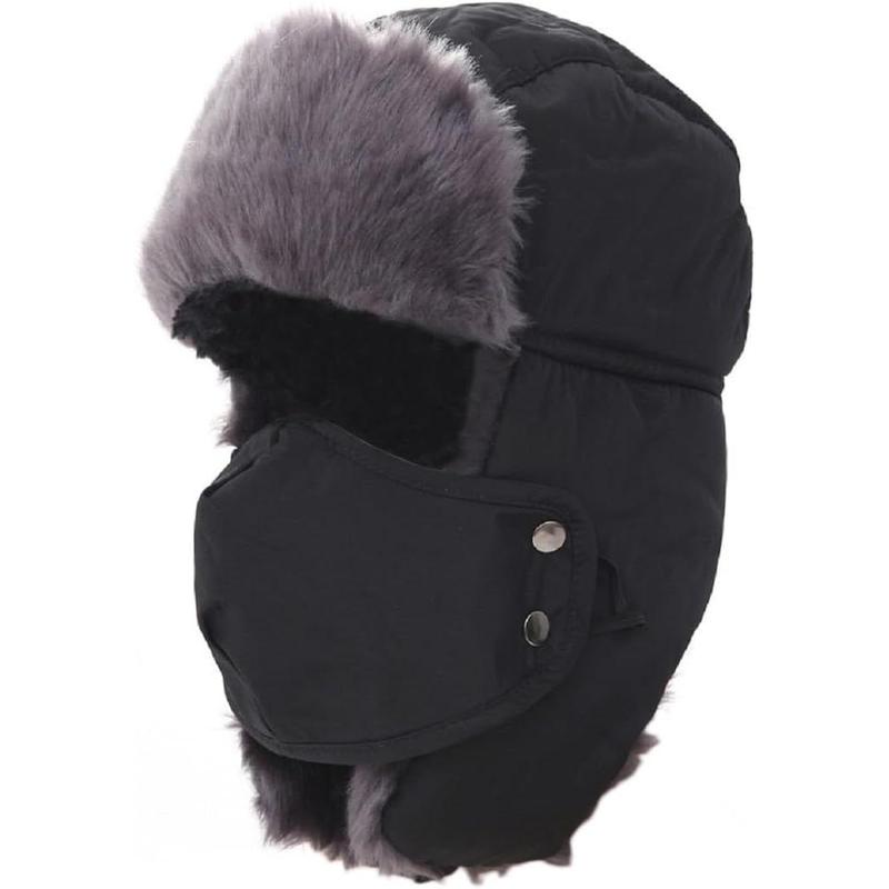 Trapper Warm Russian Trooper Hat Winter Skiing Cap Women Men Windproof