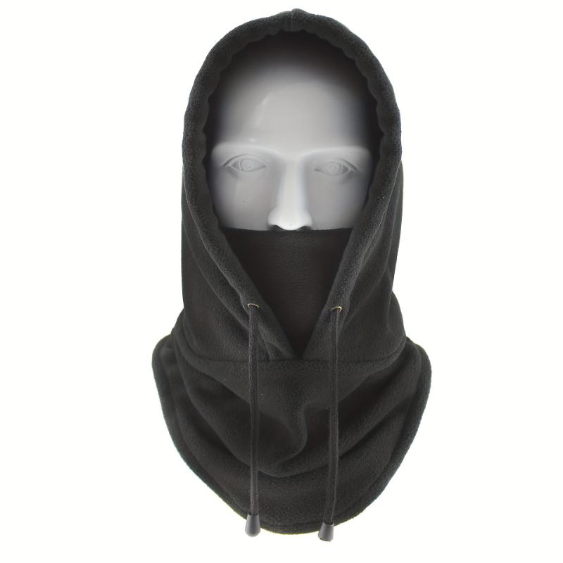 Windproof Winter Hood, Ear Protection Neck Cover Warm Plush Ski Mask, Outdoor One-piece Sports Cap Scarf