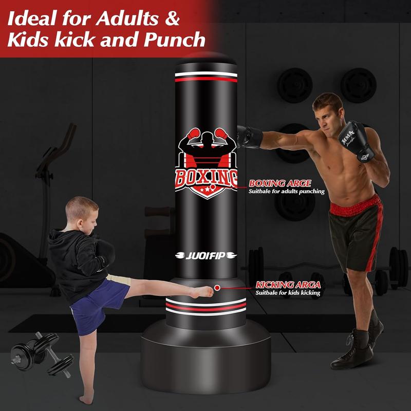 Heavy Punching Bag with Stand Adults Teens,70