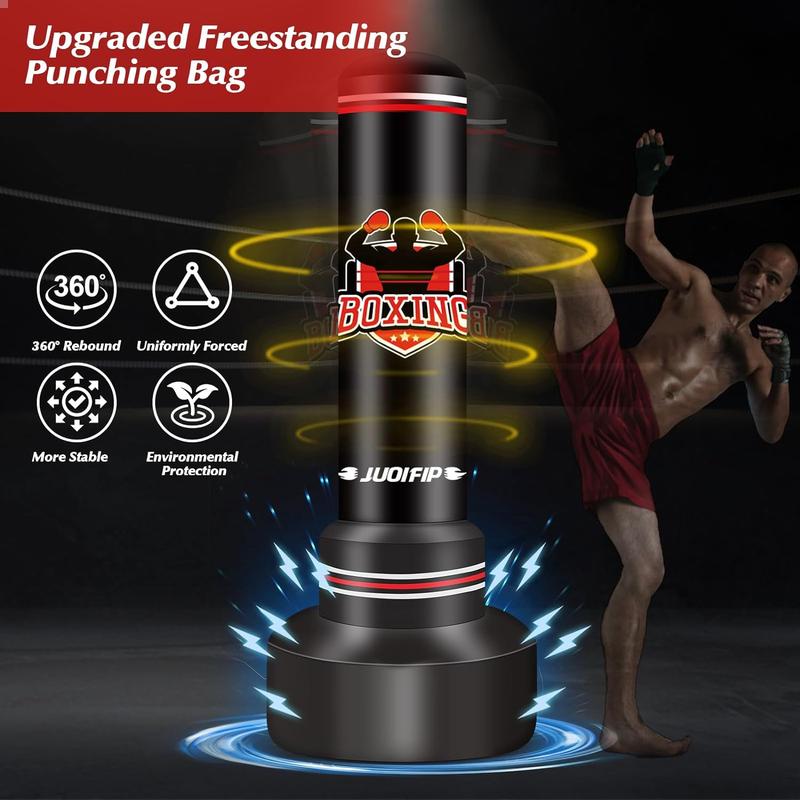 Heavy Punching Bag with Stand Adults Teens,70