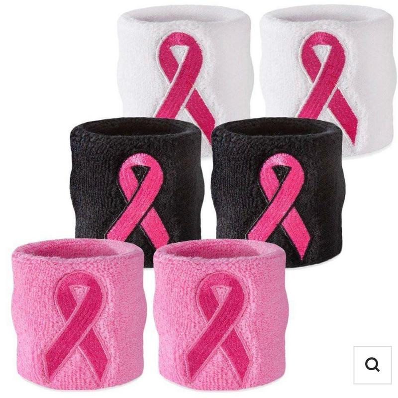 Breast Cancer Awareness Sweat Wristband wristsupport pink xx