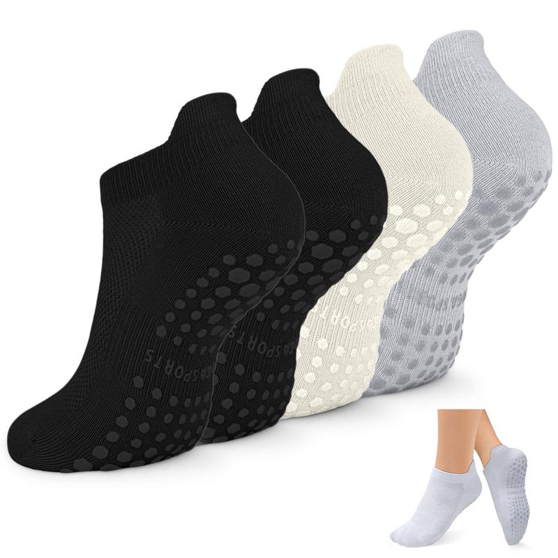 Women's non-slip Pilates socks (with non-slip pads), yoga socks, barefoot fitness socks, sports socks