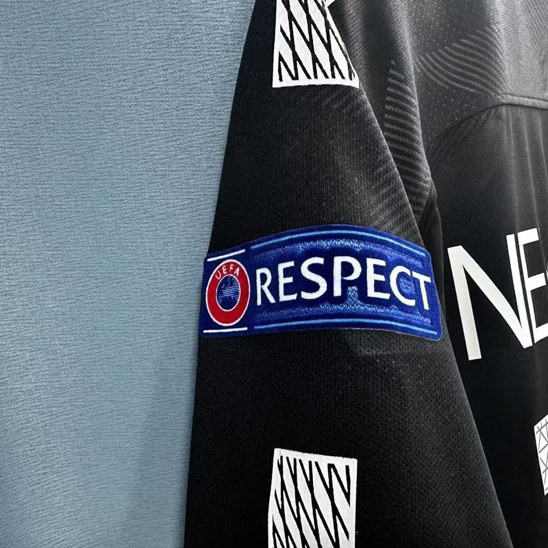 1718 Paris Champions League two guest black No. 10 Neymar the same short-sleeved football suit customized Paris jersey