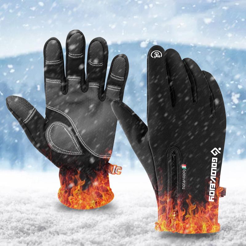 Winter Gloves Touch Screen Water Resistant Windproof Thermal for Running Cycling Driving Hiking for Men Women