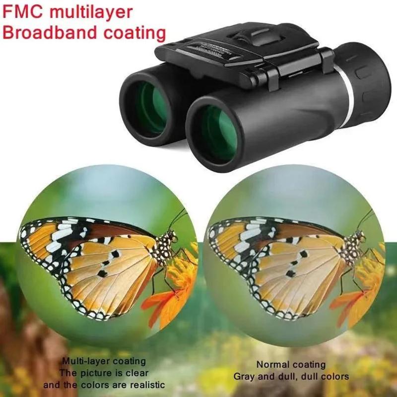 4000x25 Portable High Definition Binoculars, 3000m 30000m Binoculars, Foldable High Definition Binoculars for Outdoor Camping