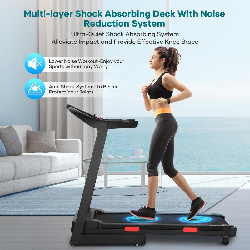 Treadmill with Auto Incline Bluetooth Voice Control 17