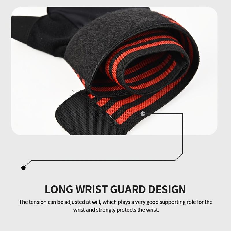 Premium Unisex Half Finger Fitness Gloves with Wrist Support - Ideal for Dumbbell, Bar Training, and Outdoor Cycling - Enhanced Grip and Protection for Hands