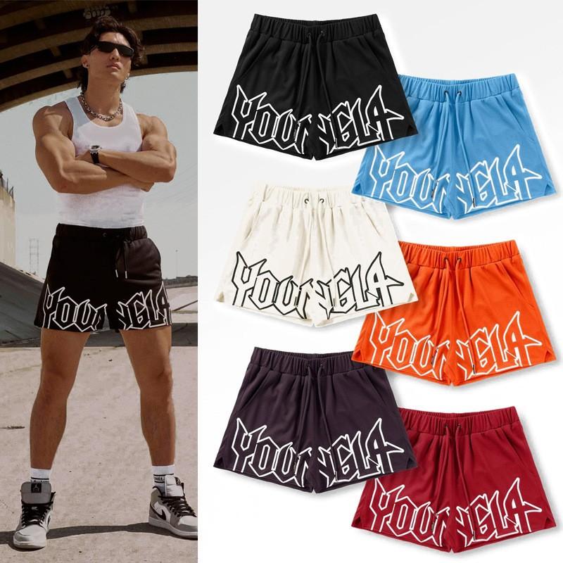 Youngla Short Sports Fitness Shorts Quick Drying Breathable Basketball Training Shorts