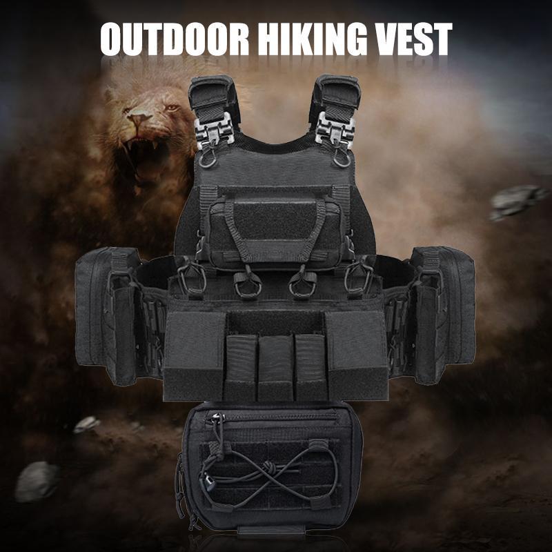 Outdoor Tactical Vest, Multifunctional Quick Detachable Design Tactical Vest, Sports & Outdoor Accessories for Outdoor Activities