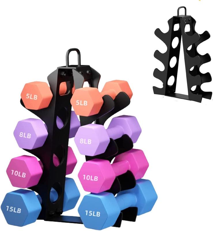 Weight Rack for Dumbbells(Dumbbells not included),  Compact A-Frame Dumbbell Rack Stand Only, Dumbbell Rack with Handle, for Home Gym Workout