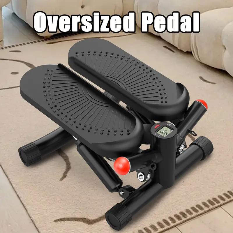 Mini Stepper for Exercise with band, Mini Stepper with 300lb loading capacity, 2024 New Stepping Machine, Updated Mini Stepper