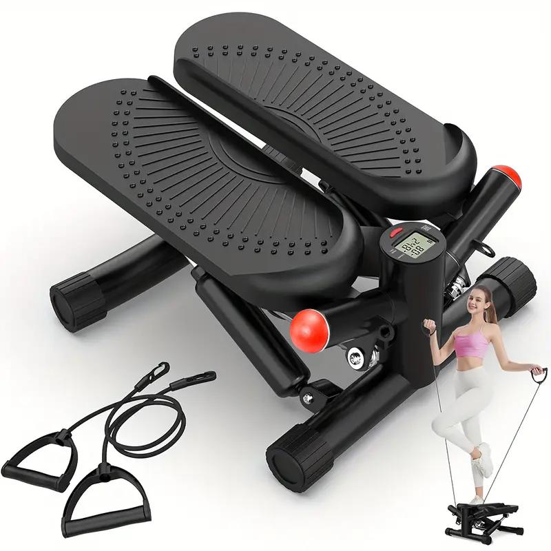 Mini Stepper for Exercise with band, Mini Stepper with 300lb loading capacity, 2024 New Stepping Machine, Updated Mini Stepper