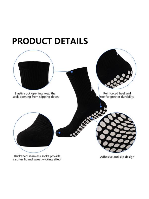 Unisex's Thickened Towel Bottom Sports Sock, 1 Pair Breathable Comfortable Football Sock, Athletic Sock for Men & Women, Sports Sock for All Seasons