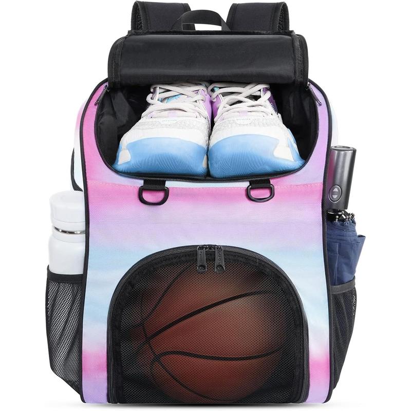 Basketball Bag, Large Basketball Backpack with Shoe Compartment and Ball Holder for daughter son, Water Resistant Soccer Bag for   Equipment Fits Volleyball Football Gym