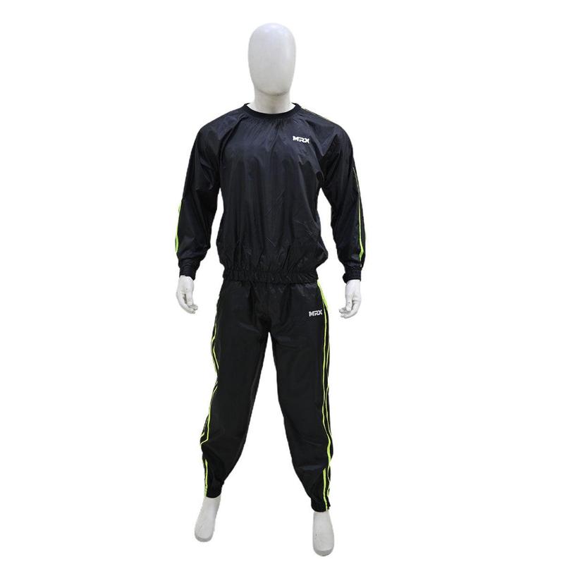 MRX Mens Sauna Sweat Suit for Gym Training, Boxing or MMA Workouts - Weight Loss Slimming