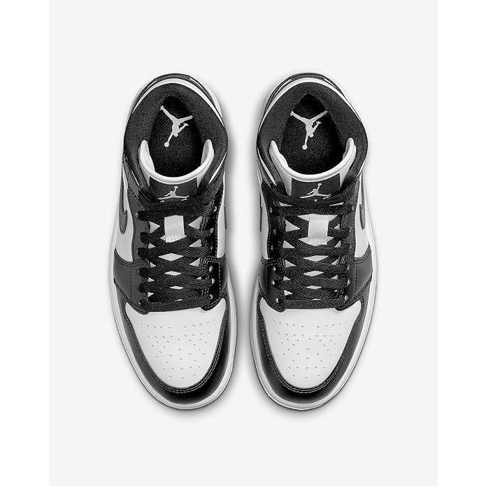 Women's Air Jordan 1 Mid White Black-White (DV0991 101)